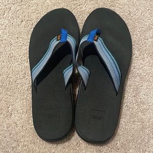 Blue Teva Sandals